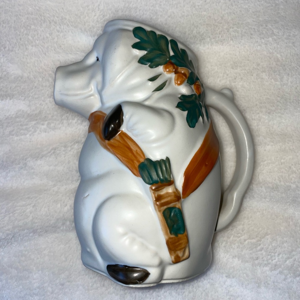 **SIGNED LIMITED EDITION** McCoy pig pitcher 1998